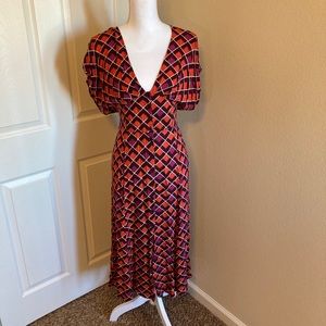 Flowy Patterned Dress